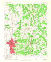 Download a high-resolution, GPS-compatible USGS topo map for Edmond, OK (1967 edition)