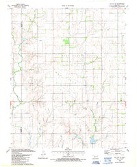 Download a high-resolution, GPS-compatible USGS topo map for Elk City SE, OK (1987 edition)