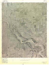 1975 Map of Elmore City NE
