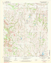 Download a high-resolution, GPS-compatible USGS topo map for Elmore City North, OK (1982 edition)