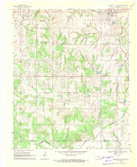 Download a high-resolution, GPS-compatible USGS topo map for Elmore City South, OK (1971 edition)