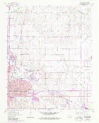 1955 Map of Enid East, 1983 Print