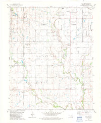 Download a high-resolution, GPS-compatible USGS topo map for Enid SE, OK (1983 edition)