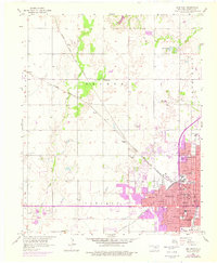 Download a high-resolution, GPS-compatible USGS topo map for Enid West, OK (1976 edition)