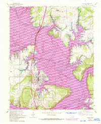1963 Map of Eufaula, 1993 Print