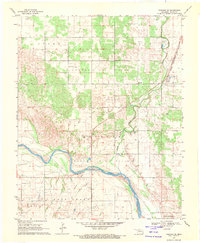 Download a high-resolution, GPS-compatible USGS topo map for Fairview SE, OK (1971 edition)
