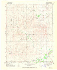 Download a high-resolution, GPS-compatible USGS topo map for Fargo NW, OK (1971 edition)
