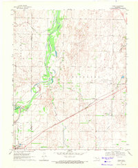 Download a high-resolution, GPS-compatible USGS topo map for Fargo, OK (1971 edition)