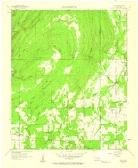 Download a high-resolution, GPS-compatible USGS topo map for Farris, OK (1958 edition)