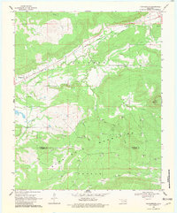 preview thumbnail of historical topo map of Pittsburg County, OK in 1969