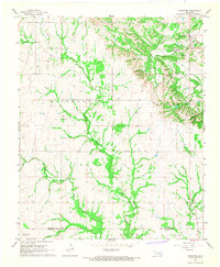 Download a high-resolution, GPS-compatible USGS topo map for Fittstown, OK (1968 edition)