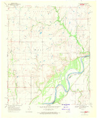 Download a high-resolution, GPS-compatible USGS topo map for Fleetwood, OK (1971 edition)