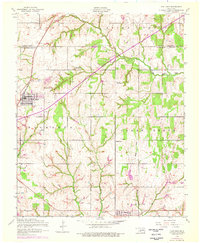 Download a high-resolution, GPS-compatible USGS topo map for Fletcher, OK (1976 edition)