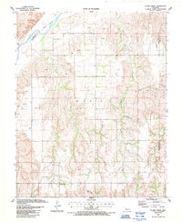 Download a high-resolution, GPS-compatible USGS topo map for Flying Creek, OK (1987 edition)