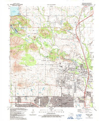 Download a high-resolution, GPS-compatible USGS topo map for Fort Sill, OK (1991 edition)