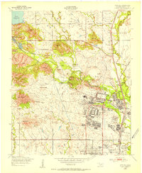 Download a high-resolution, GPS-compatible USGS topo map for Fort Sill, OK (1953 edition)