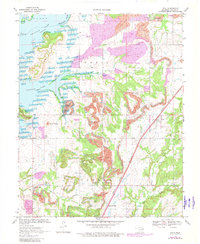 Download a high-resolution, GPS-compatible USGS topo map for Foyil, OK (1982 edition)