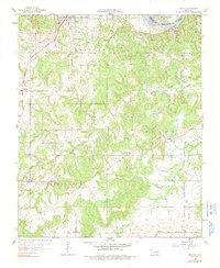 Download a high-resolution, GPS-compatible USGS topo map for Francis, OK (1991 edition)