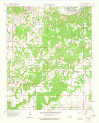 Download a high-resolution, GPS-compatible USGS topo map for Francis, OK (1977 edition)