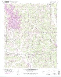 1956 Map of Franklin, 1976 Print