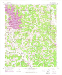Download a high-resolution, GPS-compatible USGS topo map for Franklin, OK (1976 edition)