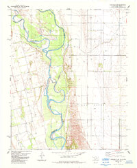 Download a high-resolution, GPS-compatible USGS topo map for Frederick SW, OK (1985 edition)