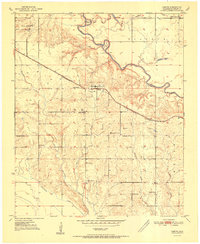 Download a high-resolution, GPS-compatible USGS topo map for Garvin, OK (1951 edition)