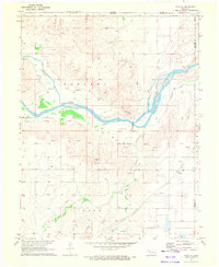 Download a high-resolution, GPS-compatible USGS topo map for Gate NE, OK (1972 edition)
