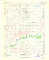 Download a high-resolution, GPS-compatible USGS topo map for Gate, OK (1972 edition)