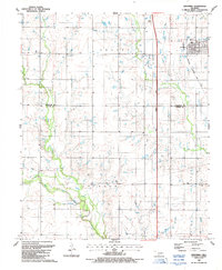 Download a high-resolution, GPS-compatible USGS topo map for Geronimo, OK (1987 edition)