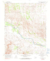 Download a high-resolution, GPS-compatible USGS topo map for Glass Mountains NW, OK (1991 edition)