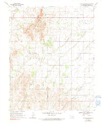 preview thumbnail of historical topo map of Major County, OK in 1969