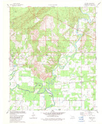 Download a high-resolution, GPS-compatible USGS topo map for Golden, OK (1983 edition)