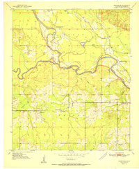 Download a high-resolution, GPS-compatible USGS topo map for Goodwater, OK (1951 edition)