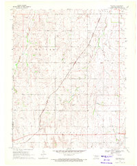 Download a high-resolution, GPS-compatible USGS topo map for Goodwin, OK (1972 edition)