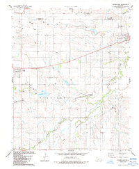 Download a high-resolution, GPS-compatible USGS topo map for Gotebo East, OK (1985 edition)