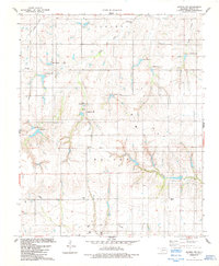 Download a high-resolution, GPS-compatible USGS topo map for Gotebo NW, OK (1985 edition)