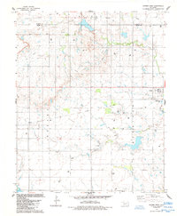 preview thumbnail of historical topo map of Kiowa County, OK in 1984