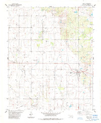 Download a high-resolution, GPS-compatible USGS topo map for Gould, OK (1985 edition)