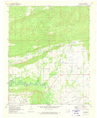 Download a high-resolution, GPS-compatible USGS topo map for Gowen, OK (1973 edition)