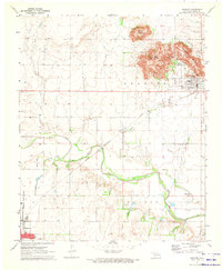 Download a high-resolution, GPS-compatible USGS topo map for Granite, OK (1973 edition)