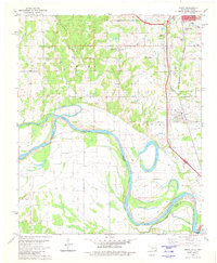 Download a high-resolution, GPS-compatible USGS topo map for Grant, OK (1981 edition)