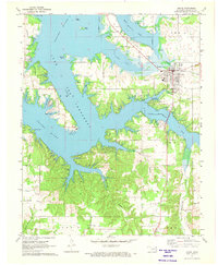 Download a high-resolution, GPS-compatible USGS topo map for Grove, OK (1973 edition)