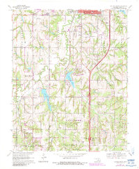 Download a high-resolution, GPS-compatible USGS topo map for Guthrie South, OK (1983 edition)