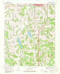 1970 Map of Guthrie, OK, 1981 Print