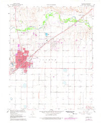 Download a high-resolution, GPS-compatible USGS topo map for Guymon, OK (1977 edition)