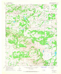 Download a high-resolution, GPS-compatible USGS topo map for Harden City, OK (1968 edition)