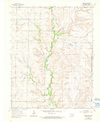 preview thumbnail of historical topo map of Kay County, OK in 1964