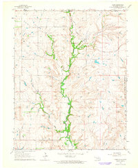 preview thumbnail of historical topo map of Kay County, OK in 1964