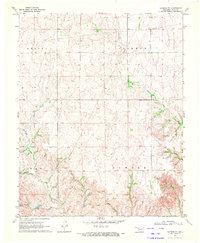 Download a high-resolution, GPS-compatible USGS topo map for Harmon SE, OK (1972 edition)